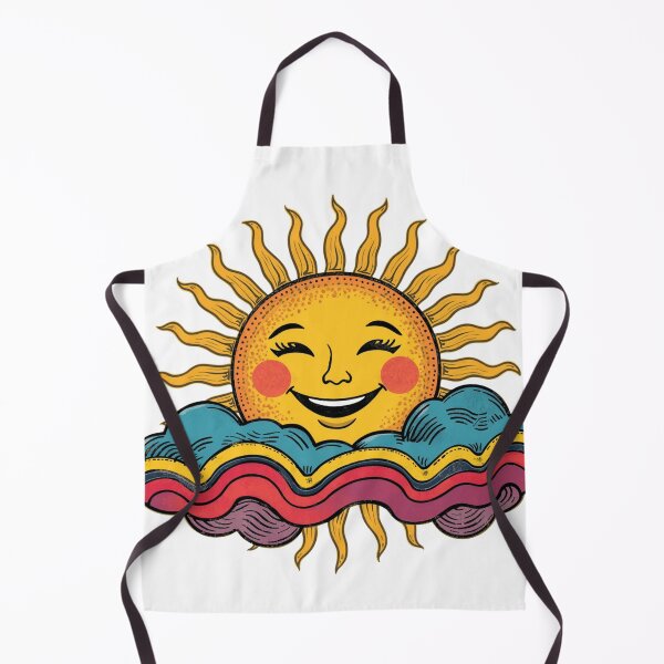 Item preview, Retro Smiling Sun designed and sold by catcurio.