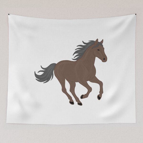 Item preview, Majestic Brown Horse Illustration designed and sold by muhammadkhafidh.
