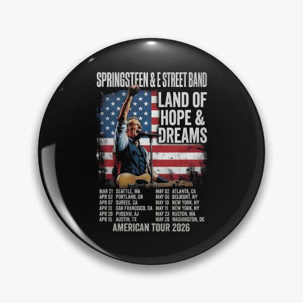 Item preview, B r u c e  S p r i n g s t e e n American Tour 2026 designed and sold by Demodomodo.