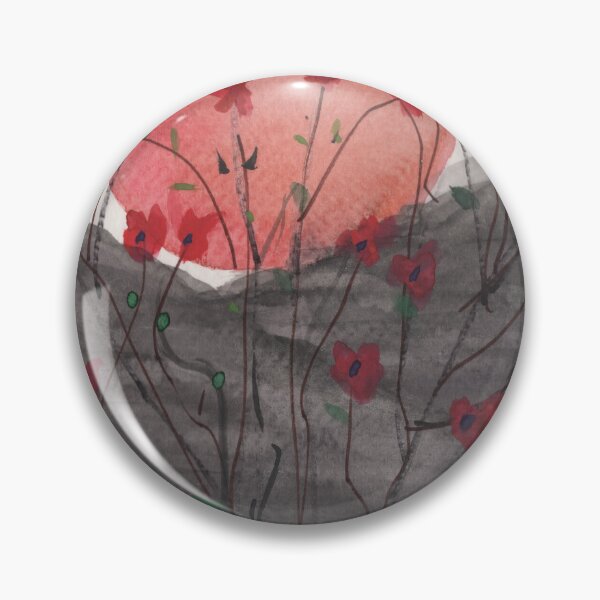 Item preview, Sunset & Red flowers designed and sold by SunnyOneStudio.