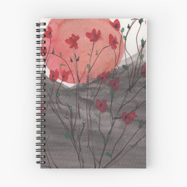 Item preview, Sunset & Red flowers designed and sold by SunnyOneStudio.