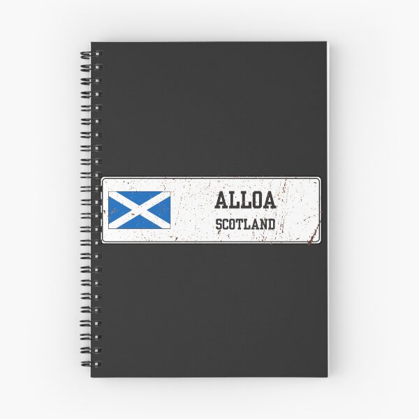 Item preview, Alloa Scotland Vintage Street Sign Rusted Metal Plate designed and sold by jeshands.