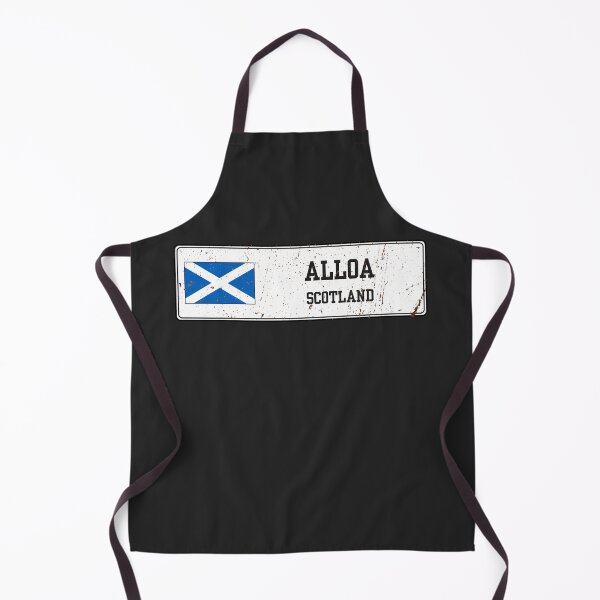 Item preview, Alloa Scotland Vintage Street Sign Rusted Metal Plate designed and sold by jeshands.