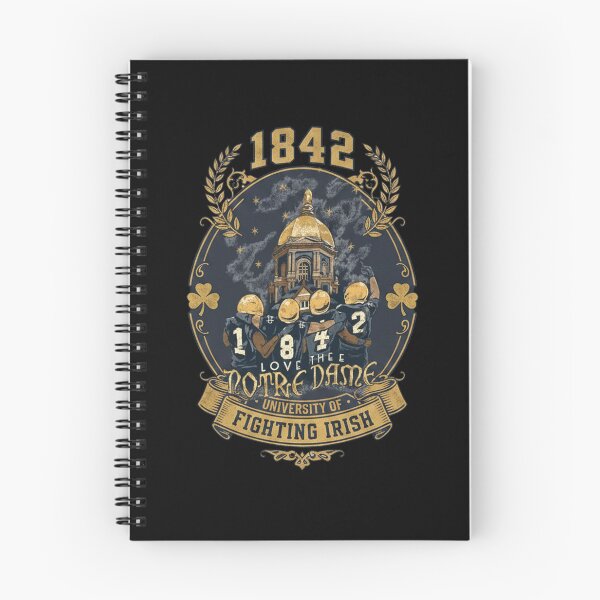 Item preview, Notre Dame Fighting Irish 1842 Golden Dome Players Crest designed and sold by Dravienart.