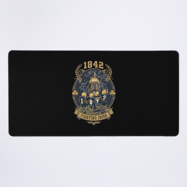 Item preview, Notre Dame Fighting Irish 1842 Golden Dome Players Crest designed and sold by Dravienart.