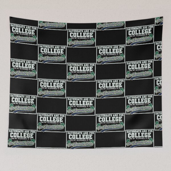 Item preview, Saturdays Are For College Allegiance To The Fighting Irish designed and sold by Dravienart.