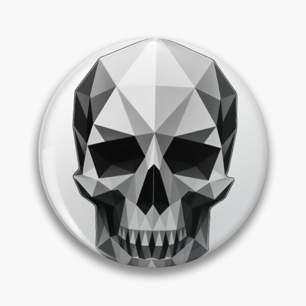 Item preview, Black and white skull designed and sold by Stefan Dissler.