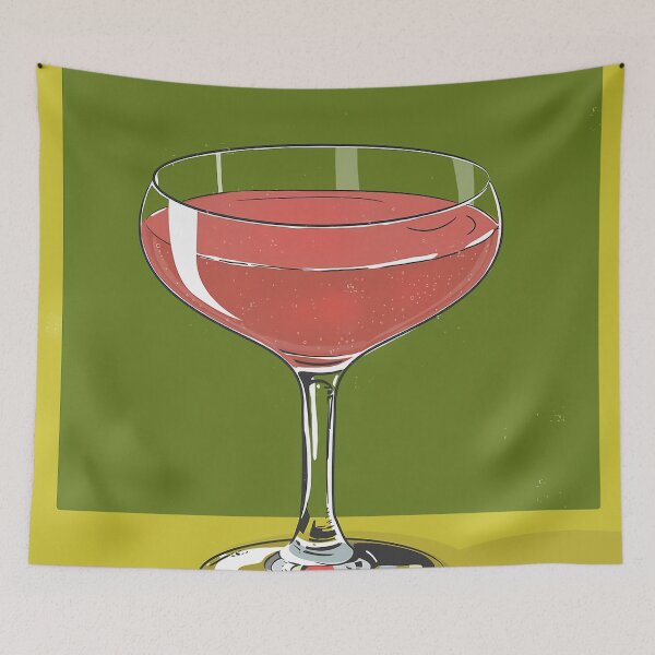 Item preview, Minimalist Cocktail Poster Art designed and sold by cynthiasholma.