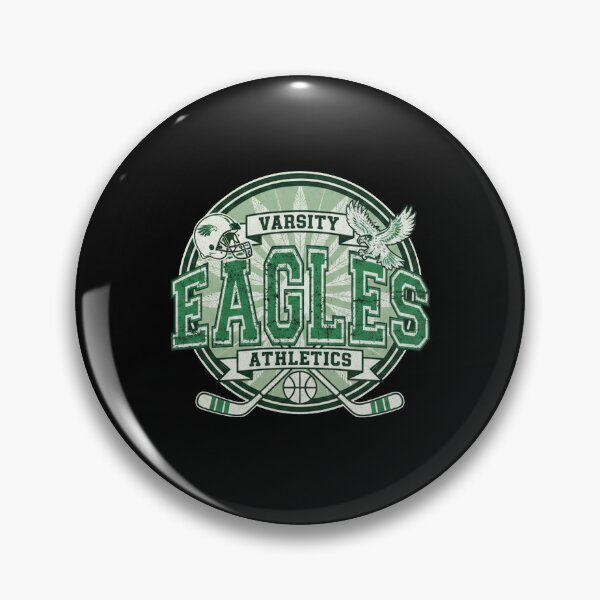 Item preview, Varsity Eagles Athletics Helmet Hockey Sticks Basketball Crest designed and sold by Dravienart.