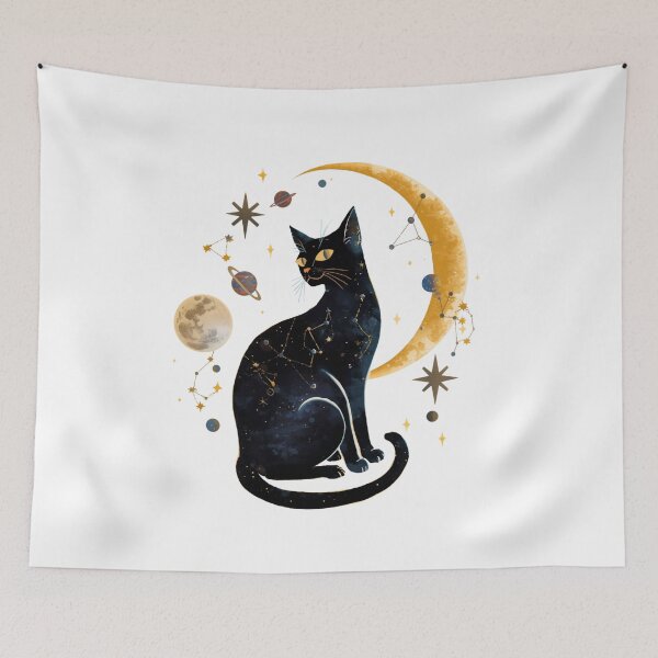 Item preview, Celestial Cat designed and sold by catcurio.