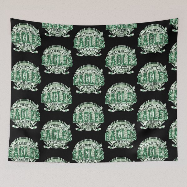 Item preview, Varsity Eagles Athletics Helmet Hockey Sticks Basketball Crest designed and sold by Dravienart.