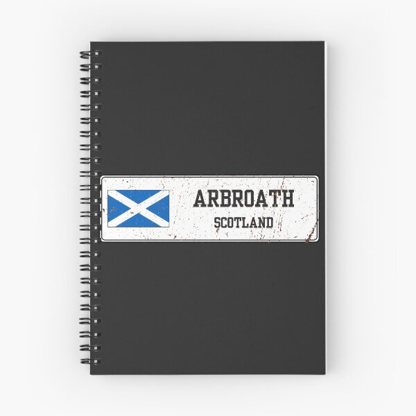 Item preview, Arbroath Scotland Vintage Street Sign Rusted Metal Plate designed and sold by jeshands.