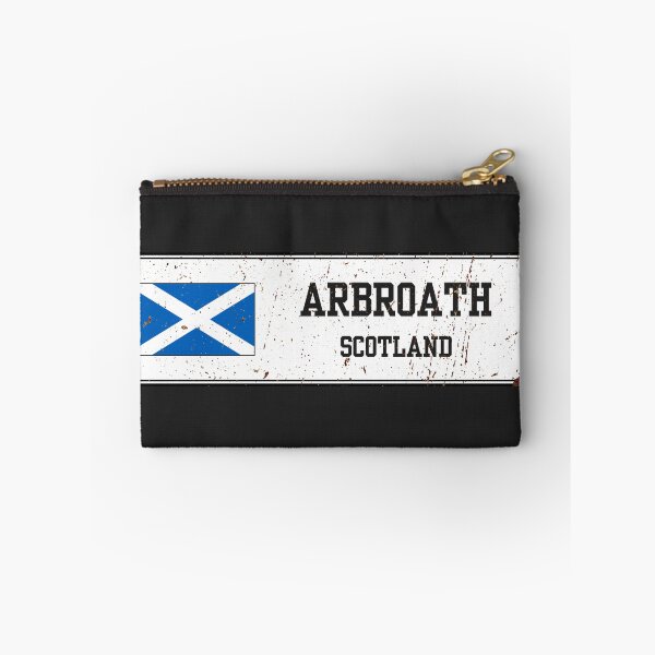 Item preview, Arbroath Scotland Vintage Street Sign Rusted Metal Plate designed and sold by jeshands.