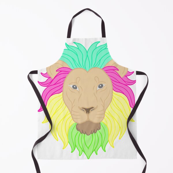 Item preview, Colorful Rainbow Lion – Vibrant Animal Portrait designed and sold by muhammadkhafidh.