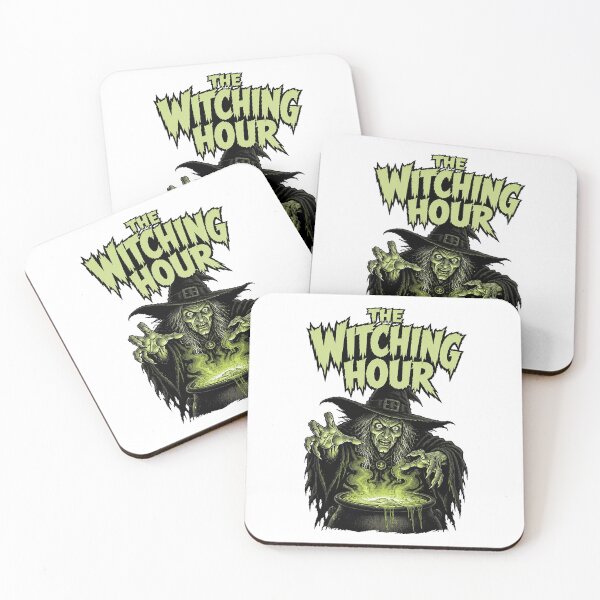 Item preview, The Witching Hour - Classic Horror Vintage Witch & Cauldron designed and sold by emiliacreations.