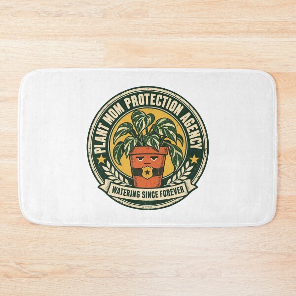 Item preview, Plant Mom Protection Agency Parody Logo Tee designed and sold by Inkworksbyshery.