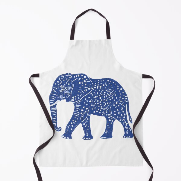Item preview, Blue Polka Dot Elephant Illustration designed and sold by cynthiasholma.
