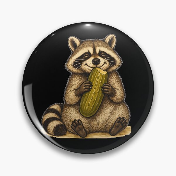 Item preview, Raccoon Eating Pickles designed and sold by AMCreatix.