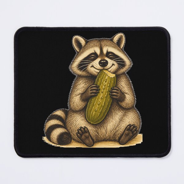 Item preview, Raccoon Eating Pickles designed and sold by AMCreatix.