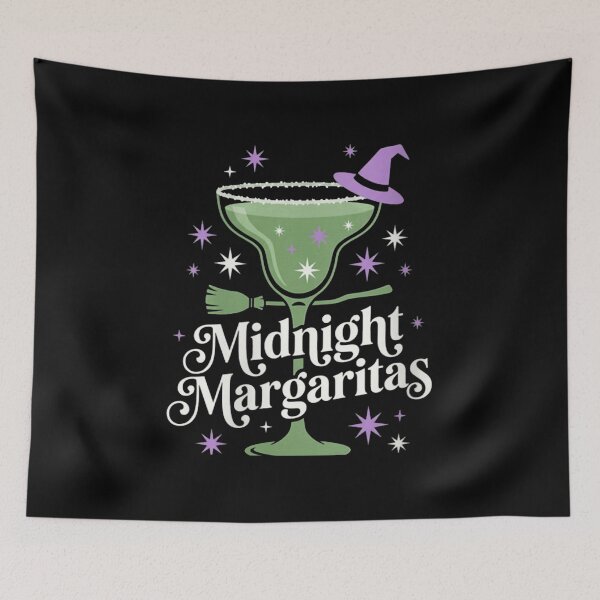 Item preview, Midnight Margaritas Halloween Witch Cocktail Drinking designed and sold by QekiFJCute.
