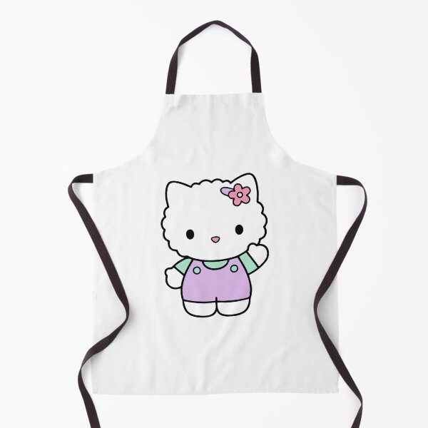 Item preview, Cute Kawaii Chibi Cat Waving Pastel Aesthetic designed and sold by Pinpondesigns.