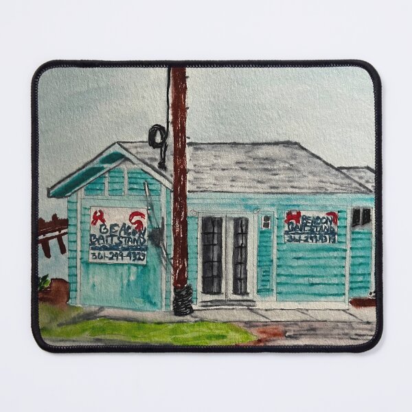 Item preview, Beach Bait Stand Watercolor designed and sold by BirdandaBrush.