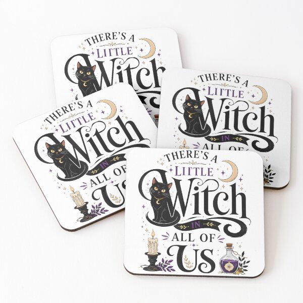 Item preview, There’s a Little Witch in All of Us Black Cat Halloween designed and sold by NoeValdric.