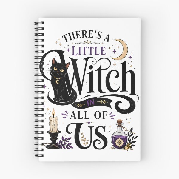 Item preview, There’s a Little Witch in All of Us Black Cat Halloween designed and sold by NoeValdric.