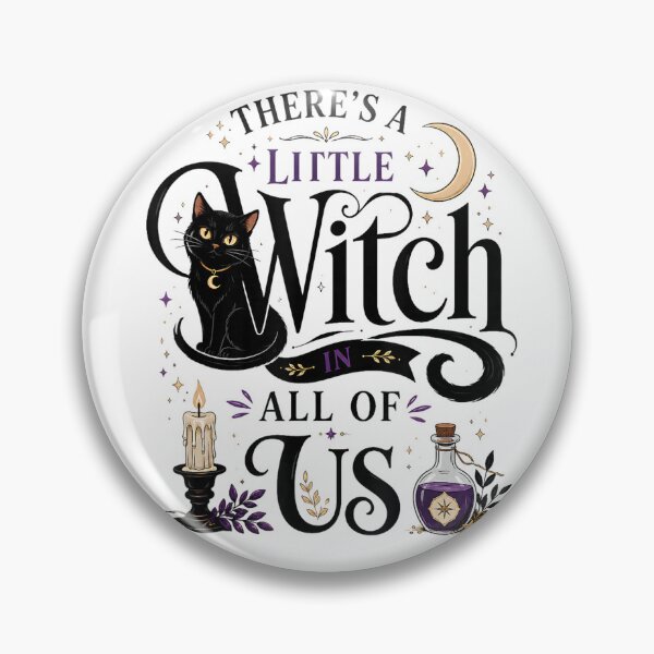 Item preview, There’s a Little Witch in All of Us Black Cat Halloween designed and sold by NoeValdric.