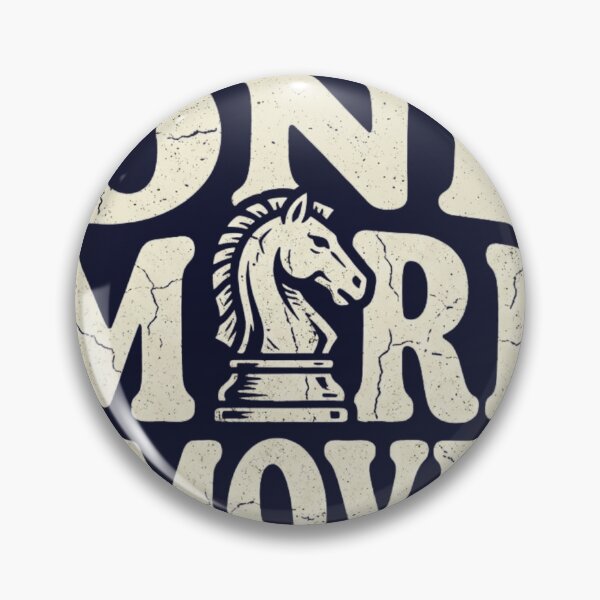 Item preview, One More Move – Funny Retro Chess Player Vintage Design designed and sold by RajDeals.