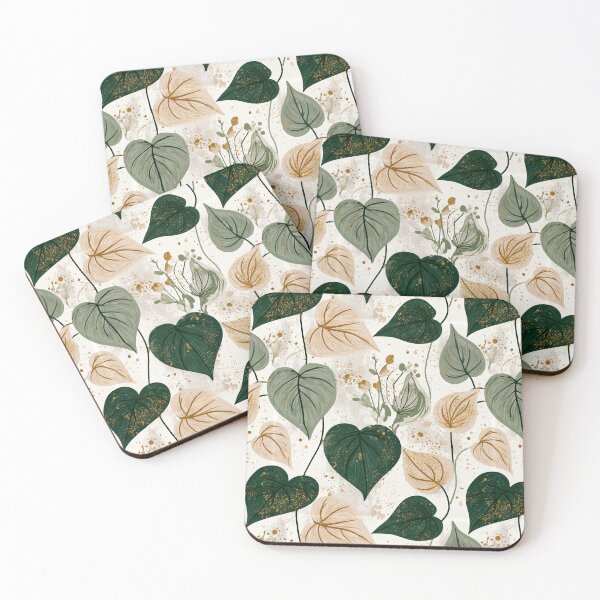 Item preview, Flourishing Pothos Texture - Hawaiian Flower Pattern - Anniversary Gifts For Dad designed and sold by RoyalStarsPatts.