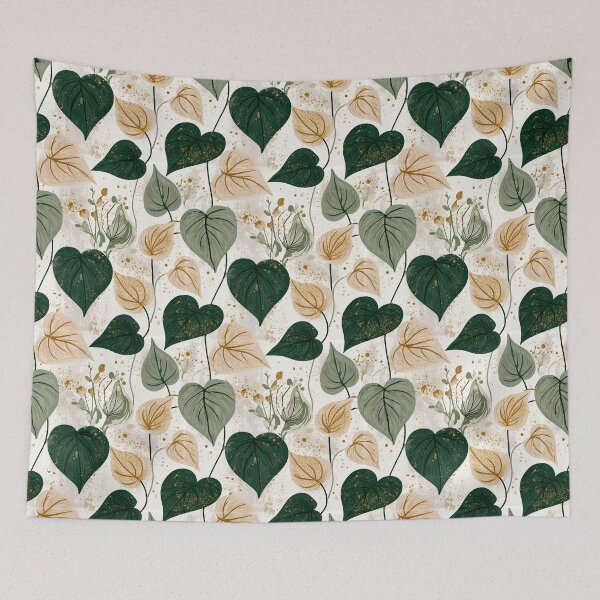 Item preview, Flourishing Pothos Texture - Hawaiian Flower Pattern - Anniversary Gifts For Dad designed and sold by RoyalStarsPatts.
