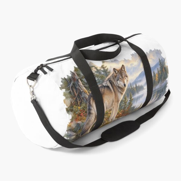 Item preview, Gray Wolf – Quiet Wilderness Wildlife Art designed and sold by SusanSweetArt.