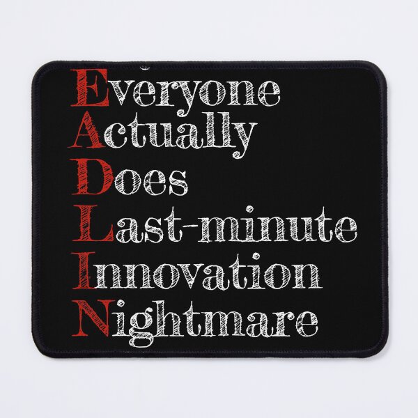 Item preview, Deadline for Procrastinators designed and sold by danhoodstudio.