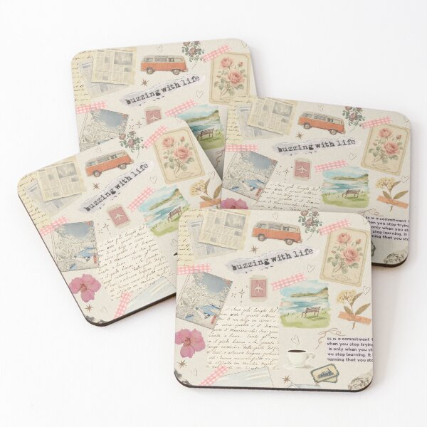 Item preview, Vintage Scrapbook Nostalgia Collage designed and sold by DoobleU.