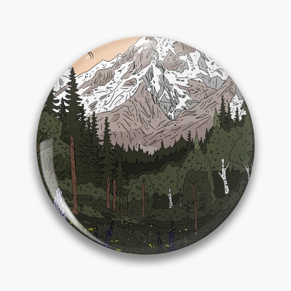 Item preview, Mountain Meadow with Rising Sun designed and sold by cynthiasholma.