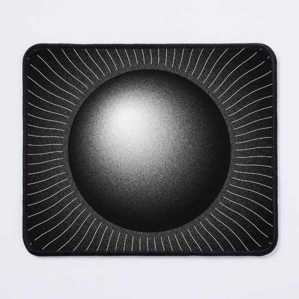 Item preview, Orbit – Minimalist Cosmic Spheres & Monochrome Magnetic Field Art designed and sold by BrokenBill.