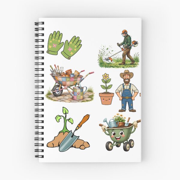Item preview, gardening tools stickers designed and sold by BUTTER7FLY.