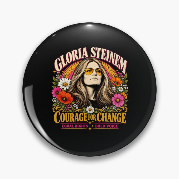 Item preview, Gloria-Steinem Courage For Change Retro designed and sold by Polarfxd.