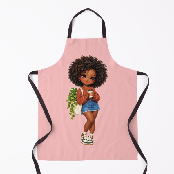 Item preview, Cozy Black Girl Plant Mom Coffee Aesthetic designed and sold by taogiauco.