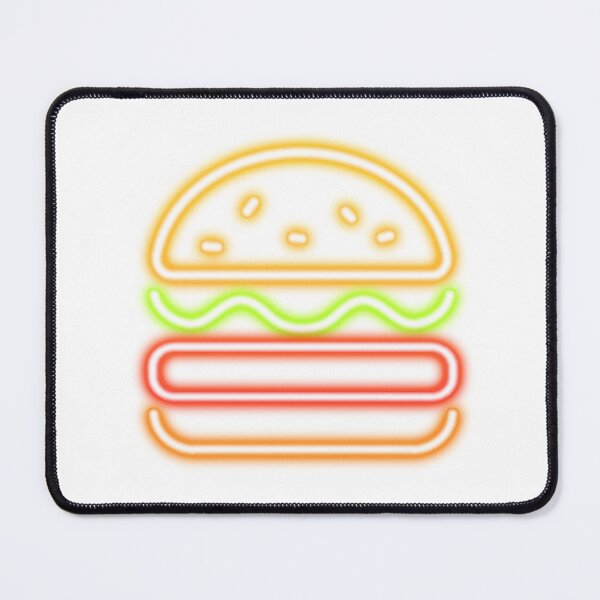Item preview, Neon Burger Sign – Retro Fast Food Glow designed and sold by muhammadkhafidh.