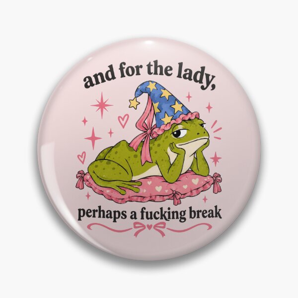Item preview, And For The Lady Frog, Medieval Frog Art, Whimsical Hand Drawn Frog, Vintage Medieval Core Aesthetic, Cute Frog Lover Gift designed and sold by Quiajia.
