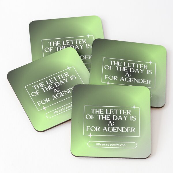 Item preview, Agender: The Letter Of The Day Is A: For Agender designed and sold by DratticusRevoh.