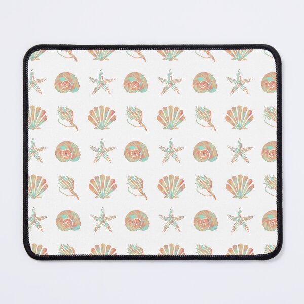 Item preview, Seashells on the Beach Pattern designed and sold by PixelChickadee.