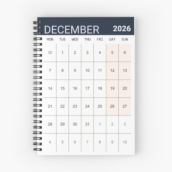 Item preview, December 2026 English Standard Office Monthly Calendar Template Minimal Schedule Grid (Compatible with 2037 and 2043). designed and sold by IuriiVlasenko.