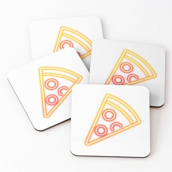 Item preview, Neon Pizza Slice – Retro Italian Food Glow designed and sold by muhammadkhafidh.