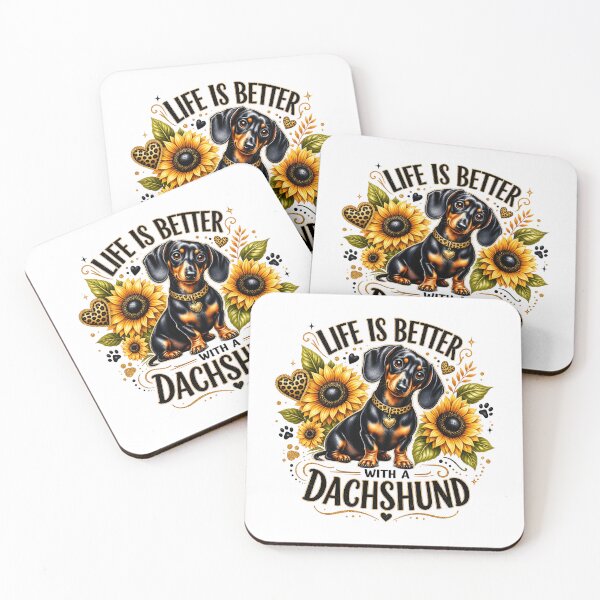 Item preview, Life is better with a dachshund designed and sold by Tiny-Love ⭐⭐⭐⭐⭐.