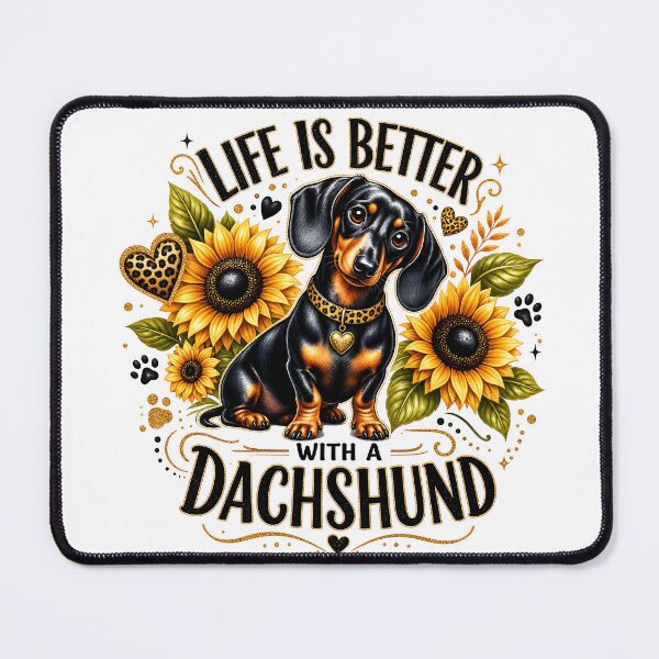 Item preview, Life is better with a dachshund designed and sold by Tiny-Love ⭐⭐⭐⭐⭐.