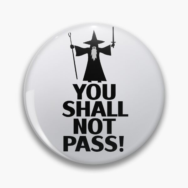 Item preview, Scribble You Shall Not Pass designed and sold by Izaa-aart.