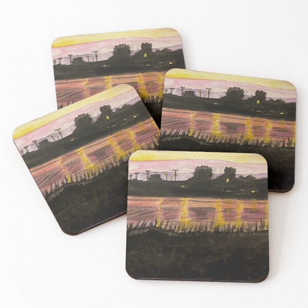 Item preview, Sunset Reflections at Little Bay designed and sold by BirdandaBrush.
